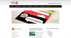 Desktop Screenshot of cordesprinting.com